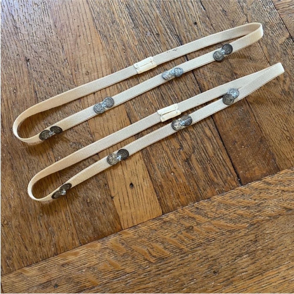 Free people beige headband set